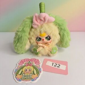 122,Baby Three Alice Rabbit Town Series Plush Pendant-Green Prelude